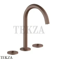 Fantini Venezia Смеситель для раковины (ручки отдельно), с донным клапаном 29P9N404S, Matt Copper