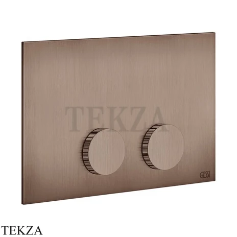 Gessi INGRANAGGIO Клавиша смыва для инсталляции Geberit omega 12, 54639-708, медь Brushed