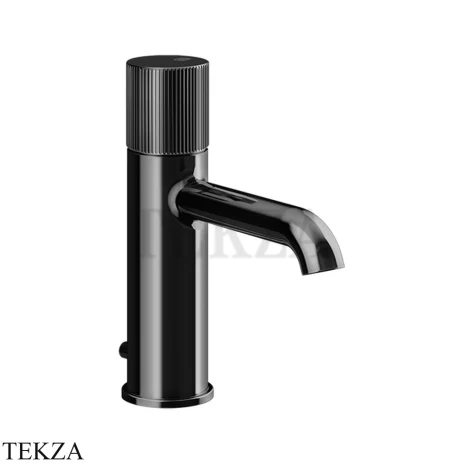 Gessi Habito RIGATO Смеситель для раковины, с донным клапаном 70501-706, Black Metal PVD