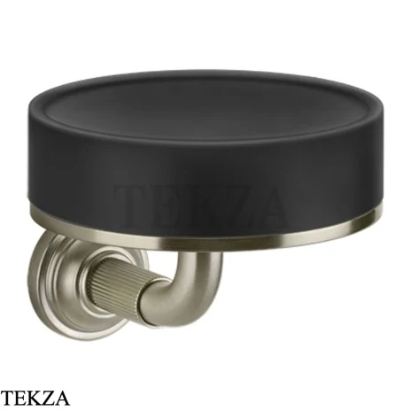 Gessi VENTI20 Мыльница настенная черная 65402-149, Finox Brushed Nickel