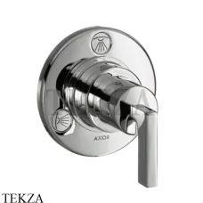 Axor Citterio Trio/Quattro Запорный/переключающий вентиль, внешняя часть 39920000, хром глянец