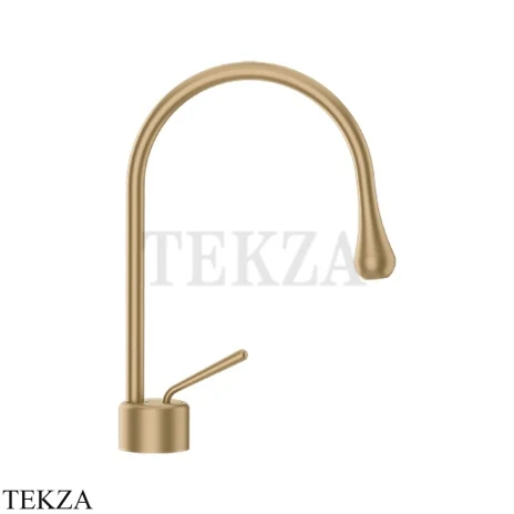 Gessi Goccia Смеситель для раковины, без сливного гарнитура 33601-726, Warm Bronze Br. PVD