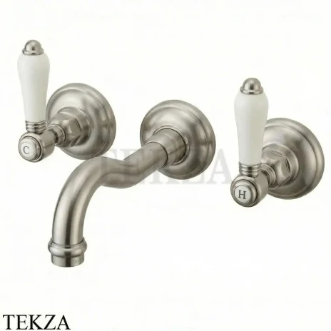 Nicolazzi P.M.Blanc Смеситель для раковины, внешняя часть, 1477EXTNS78, Satin nickel