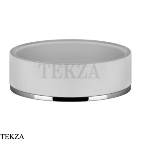 Gessi INCISO accessories Мыльница настольная, белый 58525-031, хром глянец