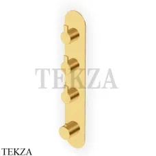 Zucchetti Gill Термостат для душа на планке, 3 потока, внешняя часть ZGL665.C41, brushed gold Zucchetti Gill Термостат для душа на планке, 3 потока, внешняя часть ZGL665.C41, brushed gold
