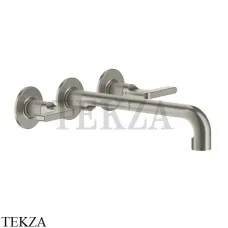 Gessi INCISO Смеситель для раковины излив длинный, внешняя часть 58092-149, Finox Brushed Nickel