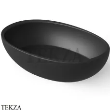Dea Design Washbasins Раковина настольная овальная Solid Surface DD9077 600 16, Black №16