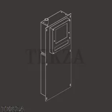 CEA Hydroplate скрытая часть для гидроёршика с держателем туалетной бумаги, BOX38