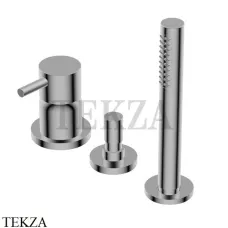 Ritmonio Diametro35 S Смеситель на борт ванны, с гарнитуром PR52EF201 IX, Brushed