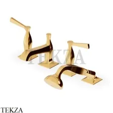 Zucchetti Bellagio Смеситель для ванны с гарнитуром ZB2441.C40, золото глянец