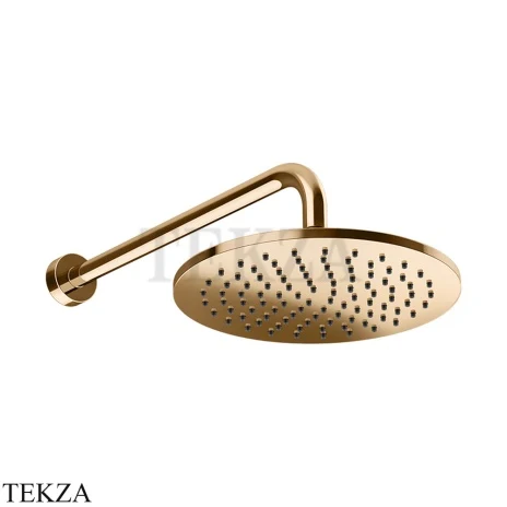 Gessi Origini WARM Верхний душ настенный, поворотный 66148-735, Warm Bronze PVD