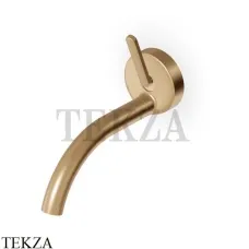 Zucchetti Isy22 Смеситель для раковины 17 см, внешняя часть ZIS1732.P31, brushed british gold PVD