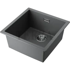 Omoikiri Yamakawa 45T-U/I Кухонная мойка Tetogranit прямоугольная 4993312 платина