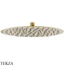 Newform Верхняя душевая лейка D300 сталь 29393X.59.097, PVD Brushed gold