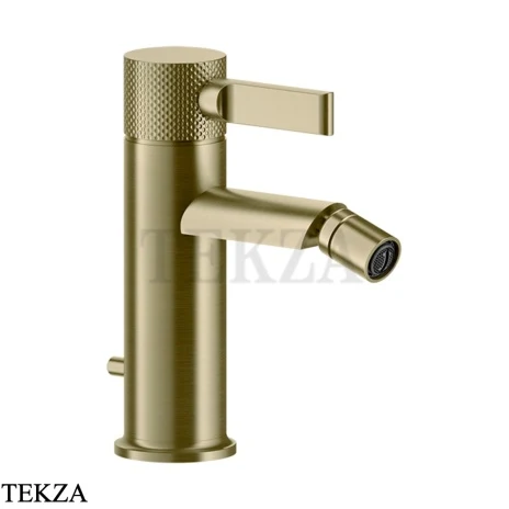 Gessi INCISO Смеситель для биде, с донным клапаном 58007-727, Brushed Brass PVD
