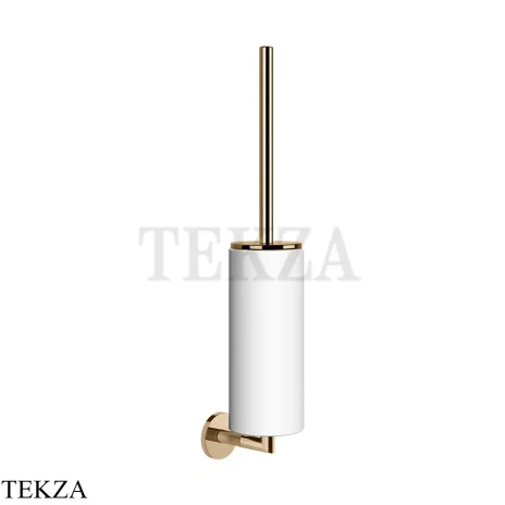 Gessi ANELLO Туалетный ершик настенный, композит белый 63719-735, Warm Bronze PVD