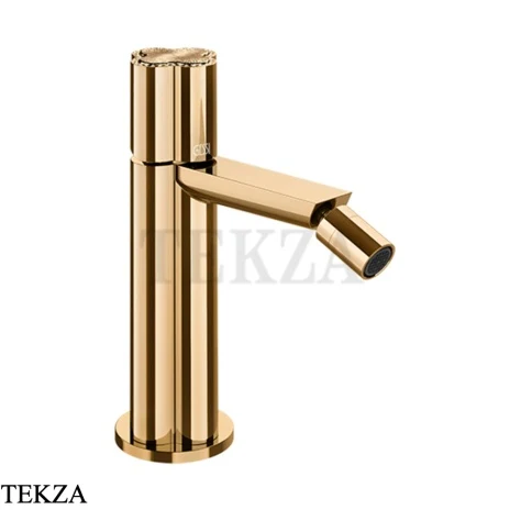 Gessi Ludovica Смеситель для биде crystals, с донным клапаном 76367-735, бронза глянец
