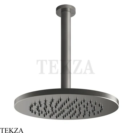 Gessi 316 SHOWER Верхняя душевая лейка D21,8 с креплением под размер 54153-239, Steel Brushed