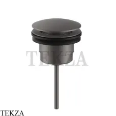 Fantini Донный клапан незапираемый свободный слив, 91P58435, Matt Gun Metal