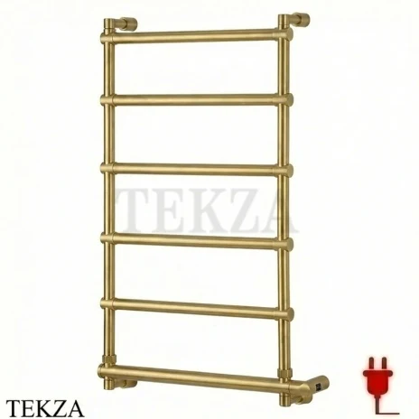 Margaroli Sole 512-6 Полотенцесушитель электрический 5124706BOB, Matt Old Brass