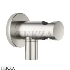 Dornbracht Настенное присоединительное колено с встроенным держателем 28490660-06, платина матовая