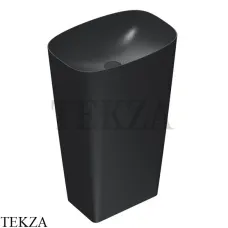 Catalano Green LUX 55 Раковина напольная, слив в стену 1FRPGRLXNS, черный матовый