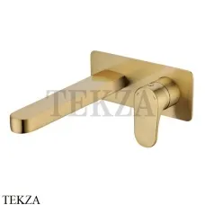 Boheme SPECTRE Смеситель для раковины на стену, комплект 455-BR, Bronze