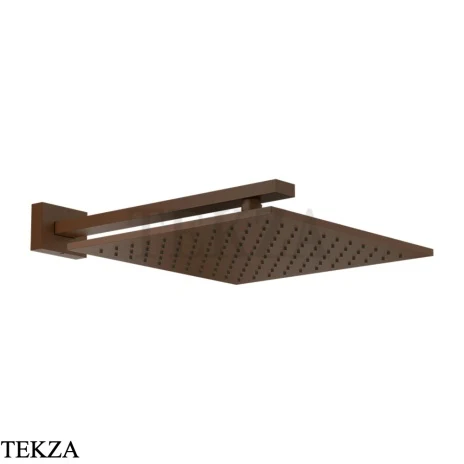 Gessi Rettangolo shower Верхний душ с кронштейном 15185-845, Dark Bronze