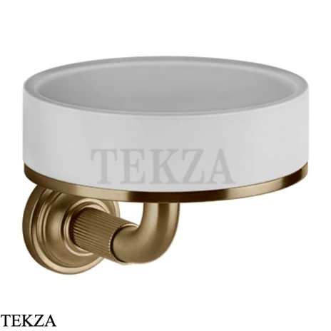 Gessi VENTI20 Мыльница настенная белая 65401-791, Deep Bronze Br. PVD
