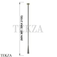 Gessi CONO Излив для раковины потолочный под размер 45199-720, Nickel PVD (снято с производства)