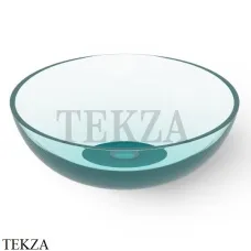Dea Design Washbasins Раковина настольная D30 см Glasstech DD9038 300 R8, Lake Water Blue R8