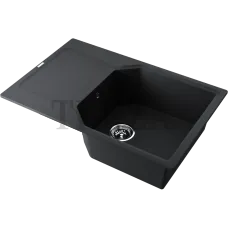 Omoikiri Yonaka 78-LB Кухонная мойка Artgranit прямоугольная с крылом 4993341 черный