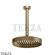 Gessi Inverso Diamantato Верхняя лейка с потолочным кронштейном под размер 63450-726, Warm Bronze Br. PVD