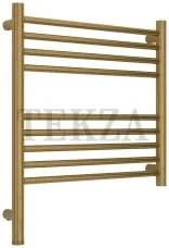 Сунержа Богема 3.1 Полотенцесушитель электрический, прямая 500х500 МЭМ левый 051-6004-5050, Состаренная латунь Сунержа Богема 3.1 Полотенцесушитель электрический, прямая 500х500 МЭМ левый 051-6004-5050, Состаренная латунь