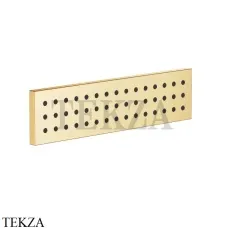 Dornbracht WATER FAN Боковой душ 9 л/мин, внешняя часть 36527979-28, латунь сатин Brushed (23kt Gold)