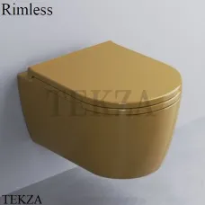 Cielo Smile MINI Унитаз подвесной 48, без ободка, сиденье с микролифтом SMVSRK AM, Anemone