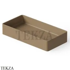 Dea Design Washbasins Раковина настольная 80х40 см Solid Surface DD9010 800 2, Light Camel №2