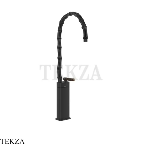 Gessi Jacqueline Смеситель для раковины высокий, без донного клапана 77409-299, черный матовый