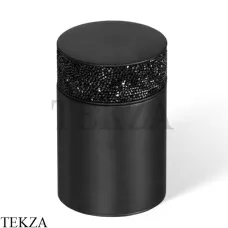 Decor Walther ROCKS Баночка универсальная с крышкой Swarovski® 0933760, черный матовый