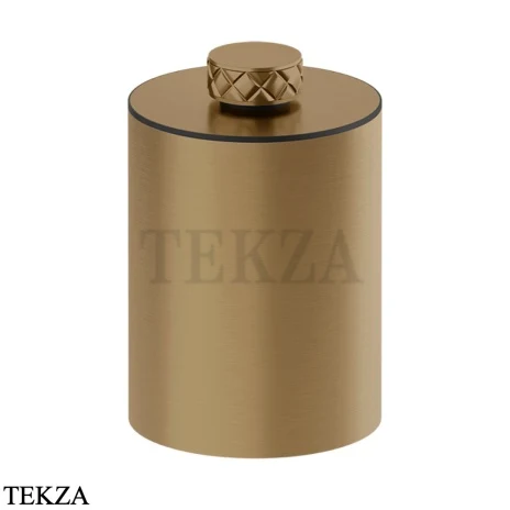 Gessi Pelle Tresse Ведерко, корзина для мусора, 78590-791, Deep Bronze Brushed PVD