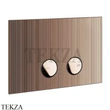 Gessi RIGATO Клавиша смыва для инсталляции Geberit Sigma 8 и Sigma 12, 54671-030, Copper глянец