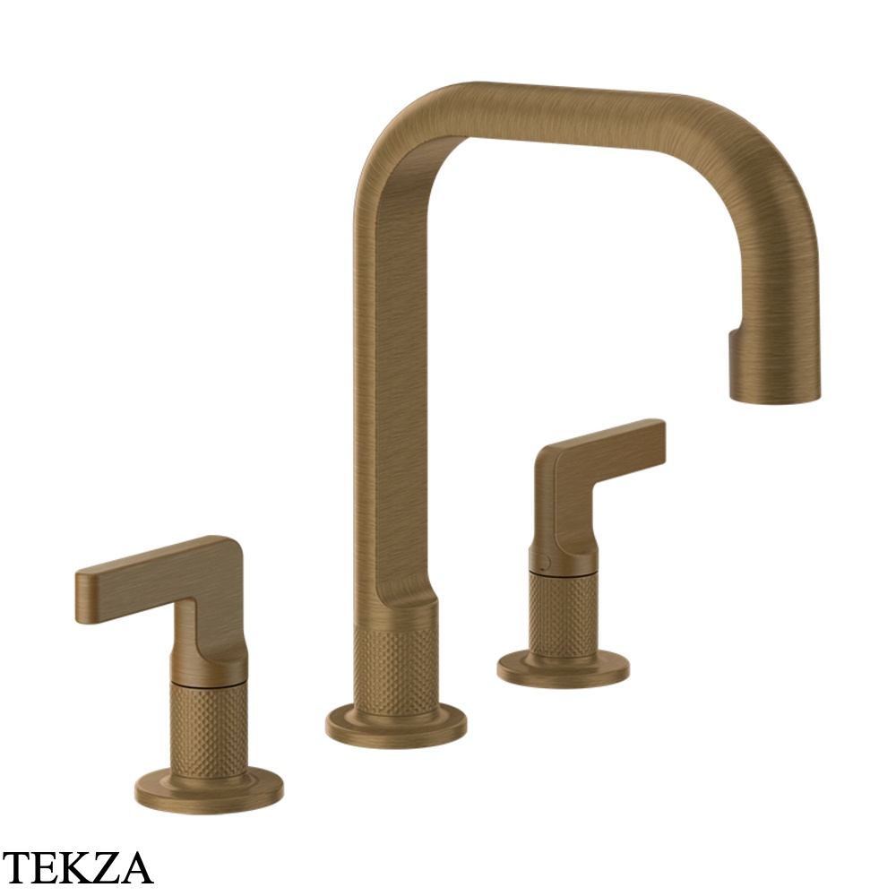 Gessi INCISO Смеситель для раковины средний, без гарнитура 58014-713, Antique Brass