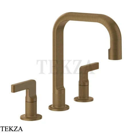 Gessi INCISO Смеситель для раковины средний, без гарнитура 58014-713, Antique Brass