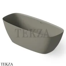 Dea Design Edge Ванна отдельностоящая скругленная 170x72 Solid Surface DD8671 1700 4, Light Grey №4