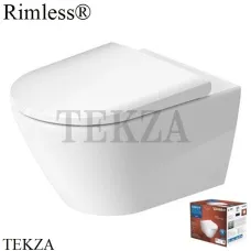Duravit D-Neo Унитаз подвесной без ободка (комплект) 45770900A1, сиденье микролифт SoftClose, белый глянец