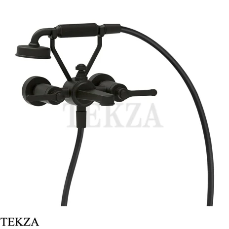 Gessi VENTI20 Смеситель ванна-душ с гарнитуром 65113-187, Aged Bronze