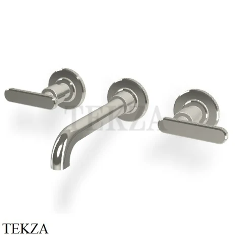 FIMA Carlo Frattini Park Line Смеситель для раковины 3 отв, внешняя часть F1331L/5LN, Nickel глянец