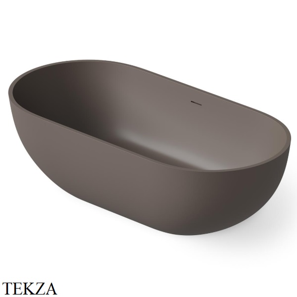 Dea Design Shadow Ванна отдельностоящая овальная 140x70 Solid Surface DD8619 1400 6, Grey Brown №6