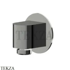 Newform Подключение воды к стене, вывод для шланга 68499.M0.070, Titanium satin