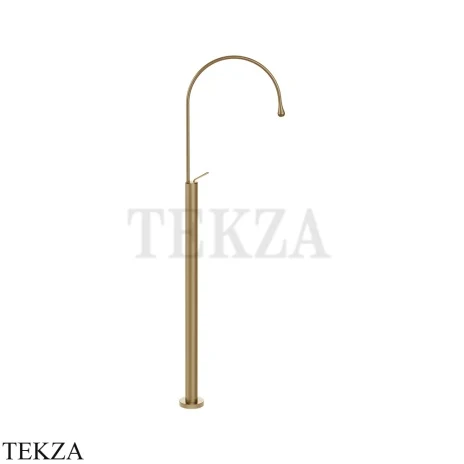 Gessi Goccia Смеситель для раковины напольный, внешняя часть 33630-726, Warm Bronze Br. PVD